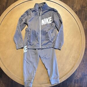 Nike Grey Tracksuit with Logo